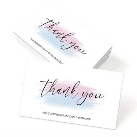 100 Thank you Cards - Picture 3 of 7